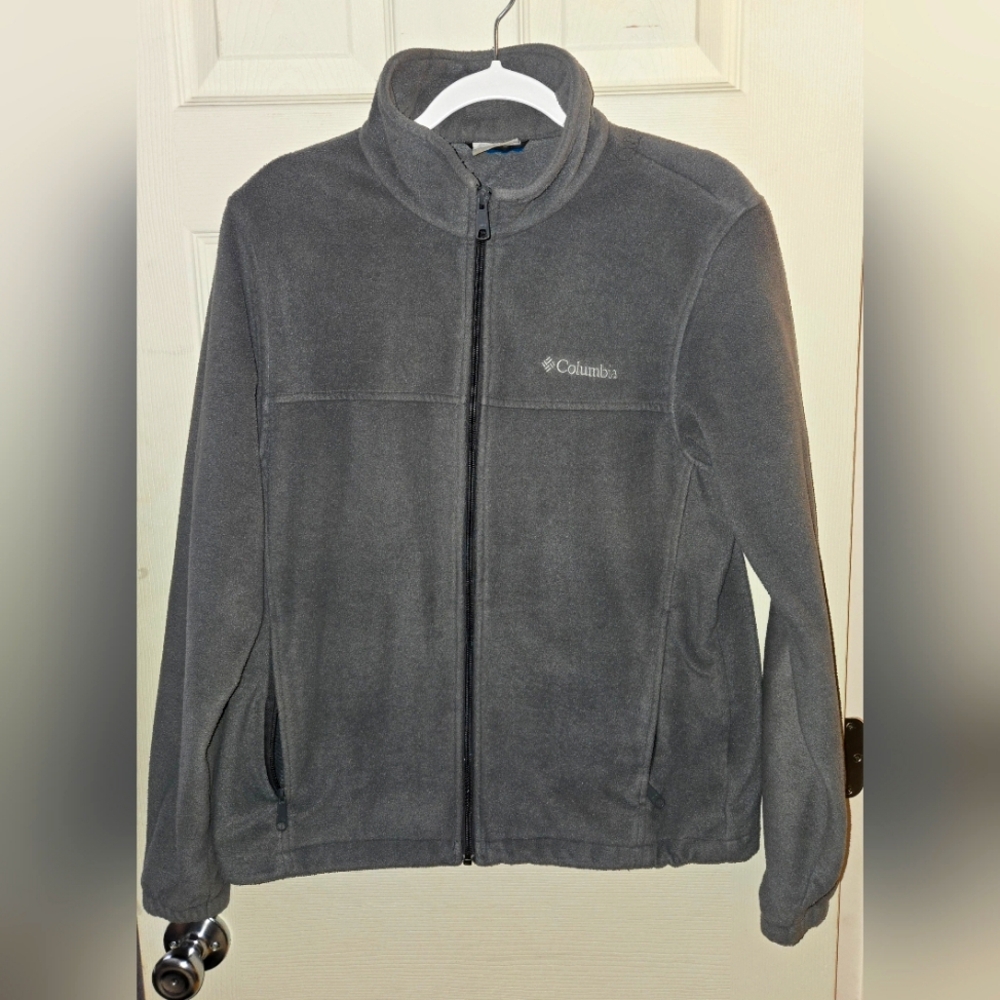 Columbia Gray Fleece Jacket M